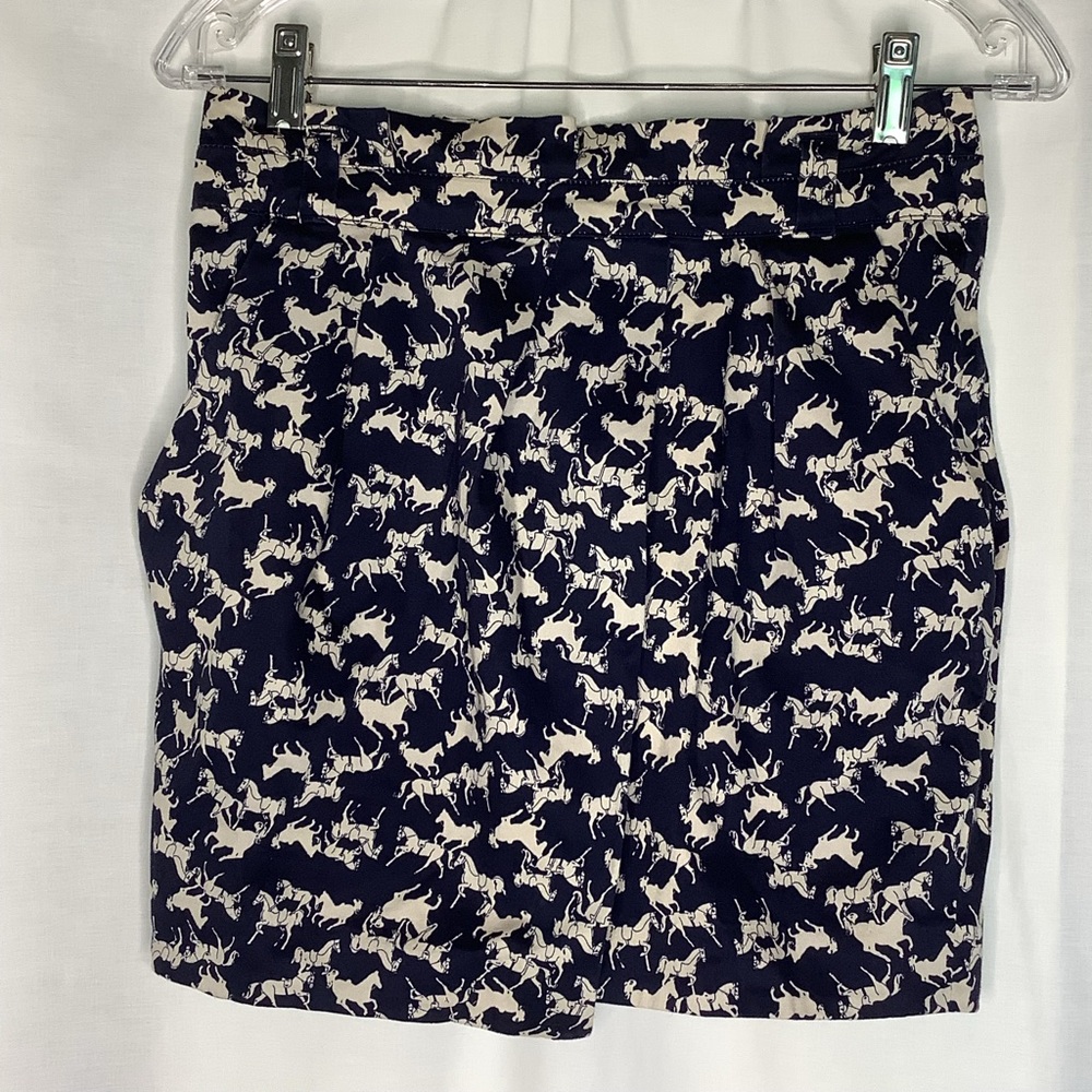 👗 2/$25 H&M Equestrian Print Crossover Skirt Sz 6